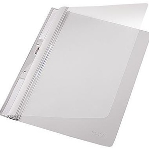 Leitz Rigid PVC <b>File</b> <b>Folder</b> DIN <b>A4</b> 80g/m Grey - Product Image 1