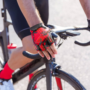 Gants de cyclisme unisexes personnalisés à impression sur mesure, demi-doigts, antidérapants, légers, de haute qualité, best-sellers, prix raisonnable - Product Image 4