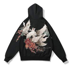 Bon fabricant de sweats à capuche brodés pour hommes, entièrement personnalisés, tendance, anti-rides, sweats à capuche brodés pour hommes de haute qualité - Product Image 2