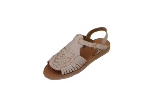 Sandales plates pour femmes avec fermeture à boucle à la cheville, légères et respirantes, semelle en caoutchouc - Utilisation en extérieur toute saison - Product Image 2
