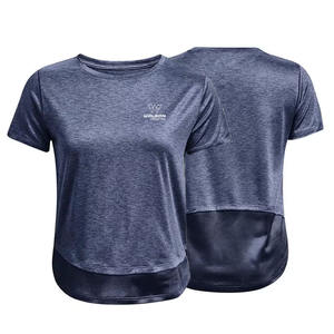 Camisetas gráficas de gran tamaño para mujer, logotipo personalizado, suave, básico, para exteriores, cuello redondo, liso, estilo informal, estampado, estilo de verano, colores sólidos en blanco - Product Image 1