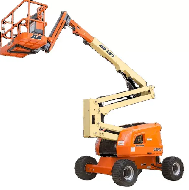 NOVA Venda Auto Propelido Articulado Braço Lift Cherry Picker Rebocável Boom Lifting Machenery