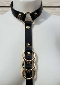 Harnais de poitrine ceinture en cuir femmes sangles de ceinture boucles mode LWH-0045B de corps - Product Image 4