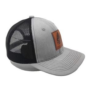 Injae Vina Direct Factory Patch personnalisé Logo haute qualité 112 camionneurs chapeaux Snapback maille casquettes arrière avec cuir fabriqué au Viet Nam - Product Image 4