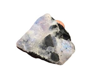 Espécimen sin tratar de calidad superior, piedra lunar arcoíris Natural, Fuego Azul en bruto, hermosa decoración, crudo, venta al por mayor - Product Image 1