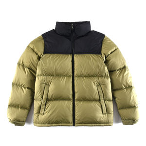 High Quality <b>Waterproof</b> Windproof Eco-Friendly Breathable Winter Puffer <b>Jacket</b> Thickened <b>Warm</b> Canvas Embroidered Streetwear - Product Image 3