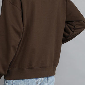 Sudadera con capucha y cremallera de mezcla de algodón de peso pesado personalizada, abrigo de invierno bordado con capucha de gran tamaño de cara completa para hombre de alta calidad - Product Image 4