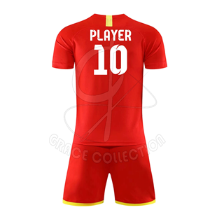 ชุดเสื้อฟุตบอลสำหรับ100% ชุดเครื่องแบบผ้าโพลีเอสเตอร์ผลิตแบบมืออาชีพติดป้ายยี่ห้อส่วนตัว - Product Image 3