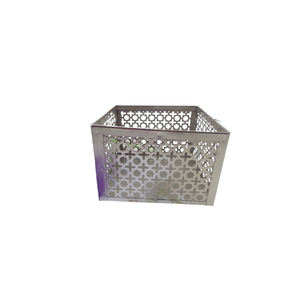 Florero de metal al por mayor maceta de estaño chapado antiguo para decoración del hogar y la Oficina hecha a mano a granel - Product Image 4