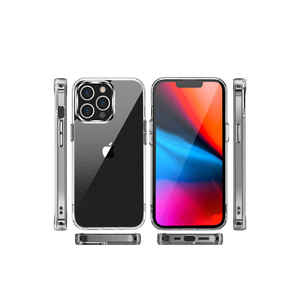 Coque en silicone transparente antichoc HRMN Forst pour iPhone 13 Pro, coque de protection liquide transparente en PC de qualité supérieure - Product Image 2