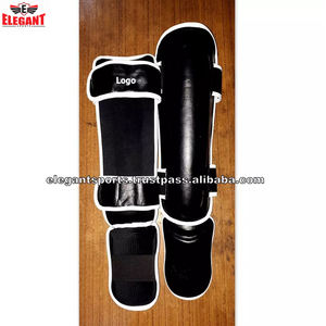 Espinilleras para hombre, Material de cuero elegante para deportes, fabricado en paquistaní, venta al por mayor, último diseño, equipo de entrenamiento - Product Image 3