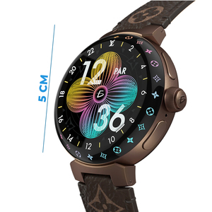 Smartwatch Elegante e Funzionale per Uomo di Alta Moda con Resistenza all'Acqua, Cronometro, Funzioni da Sub, Compatibile con Android, in Acciaio Dorato - Product Image 4