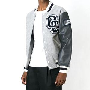 Veste universitaire tendance, très vendue, à prix abordable, personnalisable, en polyester/coton, imperméable, respirante, à ressort avant - Product Image 3