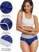 Culottes taille haute en dentelle pour femmes, en coton doux et extensible, sans couture, respirantes, écologiques, à maintien moyen, service OEM