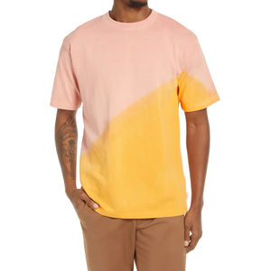 T-shirts décontractés respirants à manches courtes pour hommes de haute qualité à bas prix Logo personnalisé couleur OEM 200 grammes poids du tissu - Product Image 1