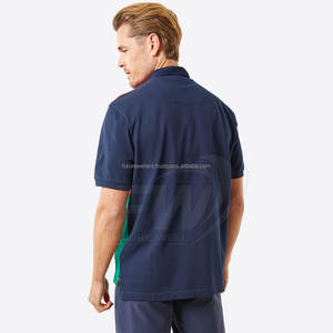 Bonne qualité 100% coton nouveauté hommes doux confortable couleur unie Polo microfibre équipage Fitness Polo pour hommes - Product Image 6