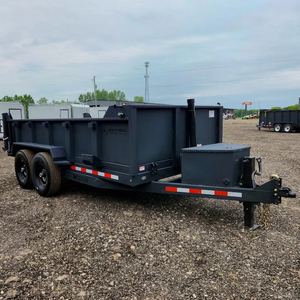 Remorque benne mobile mini de 2 à 5 tonnes avec moteur à engrenages, barre de remorquage de 45 m, garantie de 4 ans, haute productivité et adaptée aux petits véhicules, à vendre - Product Image 2