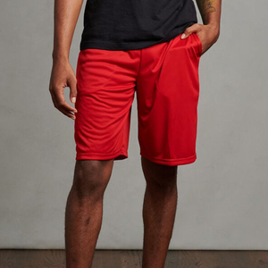 Short d'été décontracté pour hommes, poids lourd, rue, à la mode, coupe ample, grande poche, cordon de serrage personnalisable, motif uni, teint - Product Image 1