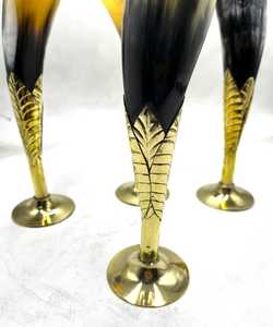 MedievalViking Drinking Handcrafted Horn Mug Beer Glasses Ceremonial Mead <b>jam</b> cup faizacraft - Product Image 3