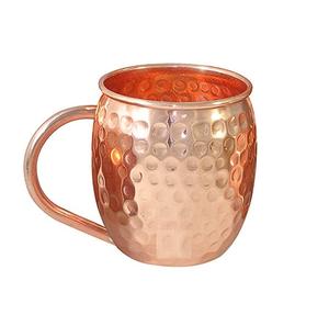 Nueva taza recubierta de cobre de mula de diseño 2023, tazas de acero inoxidable para beber cerveza grabada chapada en cobre de proveedor indio - Product Image 5