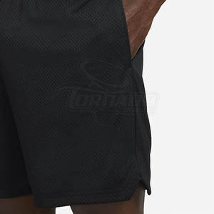 Meilleur tissu hommes de haute qualité coton maille Shorts décontracté sur mesure léger grande taille mi solide XS lavé haute rue - Product Image 3