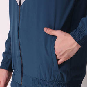 Ensemble survêtement tendance pour homme, veste coupe-vent en polyester et pantalon, design personnalisé, fermeture éclair intégrale, veste coupe-vent en nylon - Product Image 4