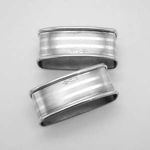 Anneaux de serviette en acier inoxydable décoration de table rond en argent martelé nouveau design anneau de serviette en acier inoxydable - Product Image 4