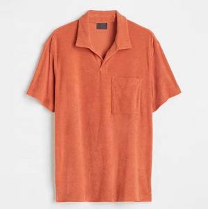 2025 Custom Logo Embroidered 100% Organic Cotton Men's <b>Polo</b> <b>Shirt</b> Oversized Jersey Casual Printed Basic Design - Product Image 3