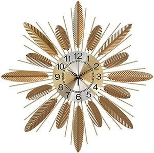 Luxury Modern Collection Metal Wall <b>Clock</b> for Home Hotels Restaurant & Wedding Wall Art Decorate Gold Finishing Metal Wall <b>Clock</b> - Product Image 3