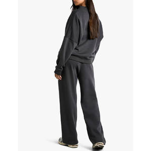 Bordado personalizado y la impresión de invierno para correr chándal para las mujeres Slim Fit Precio al por mayor Casual Sportwear Ropa - Product Image 5