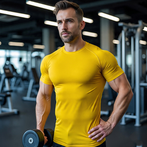 Customize Fitness T <b>Shirt</b> <b>Mens</b> Workout <b>Swim</b> Rash Guard <b>Shirt</b> <b>Men's</b> Athletic Quick Dry Beach Wear 100% Polyester Tee <b>Shirts</b> <b>Men</b> - Product Image 1