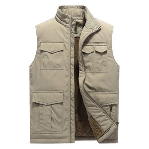 Veste matelassée en laine imperméable coupe-vent respirante sans manches pour homme, fabriquée sur mesure par le fabricant direct, pour une utilisation en extérieur - Product Image 5