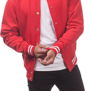 Veste universitaire en laine de haute qualité pour homme, vêtement d'extérieur élégant et chaud avec manches en laine personnalisées OEM, vente chaude pour la saison hivernale - Product Image 4