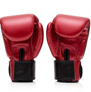 ถุงมือชกมวยสีแดงคุณภาพสูง ลายดอกไม้ สำหรับฝึกซ้อมและต่อยมวย - Product Image 2