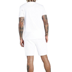 Ensemble d'été pour homme : T-shirt 100 % coton et T-shirt en mélange polyester-coton en tissu polaire 2026 - Product Image 6