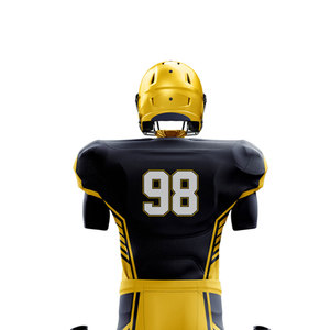 Nuevos uniformes de fútbol americano de calidad superior de talla grande y diseño transpirable Temporada de verano Nuevo conjunto Suministro OEM - Product Image 5