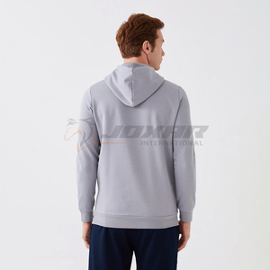 เสื้อฮู้ดแบบสวมหัวผ้าคอตตอนรุ่น100% สำหรับผู้ชายปรับแต่งได้เสื้อกันหนาวมีฮู้ดผ้าฟลีซแบบมีฮู้ดสำหรับฤดูหนาวดีไซน์ให้ความร้อนได้ดีที่สุด - Product Image 5