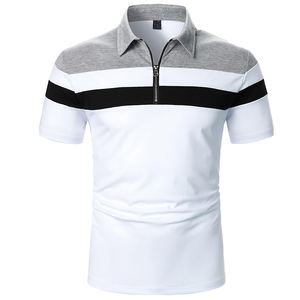 Polo pour hommes nouveau style été vêtements d'affaires broderie Polo T-shirt 100% coton respirant à manches courtes polos - Product Image 6