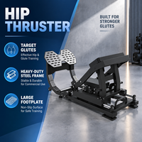 Banc de poussée des hanches à charge libre BN Heavy Duty pour le renforcement des fessiers, équipement de fitness commercial pour l'entraînement du bas du corps