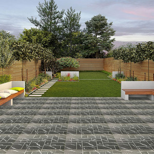 Nhiệm vụ nặng nề 50x50cm sứ sàn vườn gạch đá tự nhiên nhìn với Matt kết thúc chất lượng mạnh mẽ ngoài trời bãi đậu xe vườn sử dụng - Product Image 6