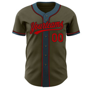 Ropa deportiva con logotipo personalizado, camisetas de béisbol de tendencia superior, MOQ bajo, camiseta de béisbol pequeña transpirable de secado rápido para hombres para el equipo OEM con servicio - Product Image 5