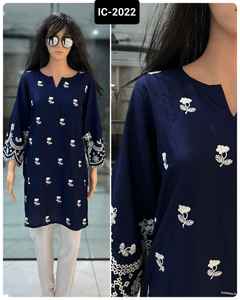 La ropa tradicional india más hermosa, Colección Maxi estampada, vestido con estampado floral fresco, estilo Kurtis para ropa informal y de Festival - Product Image 6