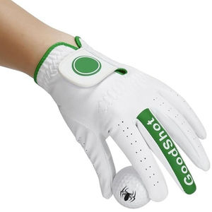 2024ถุงมือกอล์ฟหนังแท้สำหรับผู้ชาย, ถุงมือกีฬาระบายอากาศได้ดีกันลื่นโลโก้ออกแบบได้ตามต้องการ - Product Image 4