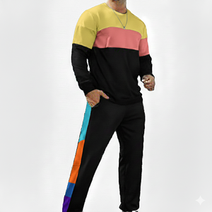 Conjunto Deportivo de Dos Piezas para Hombre, Sudadera y Pantalones Jogger con Lavado Ácido, Ropa Urbana de Alta Calidad OEM - Product Image 6