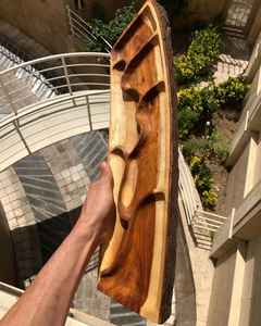 Plateau en bois de qualité unique Plateau au design simple classique haut de gamme pour la maison Hôtel Restaurants Taille personnalisée pour servir des fruits secs - Product Image 1