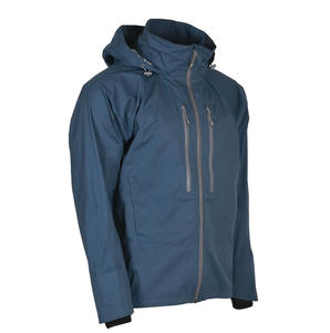 แจ็กเก็ตกันน้ำกันลมมีฮู้ดสำหรับผู้ชาย, แจ็คเก็ตกันฝนกันน้ำมี5กระเป๋าสำหรับตกปลาเดินป่าตกปลา - Product Image 1