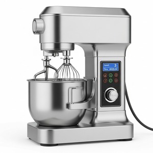 Batteur planétaire électrique professionnel 3 vitesses pour boulangeries, restaurants, hôtels - Haute performance pour mélanger la pâte, la crème, la batterie - Product Image 1