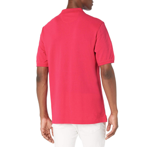 Unisex hecho a medida de longitud corta para camisetas de polo de algodón de poliéster de alta calidad estilos de impresión informal logotipo bordado sólido - Product Image 3