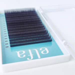 Extensiones de pestañas rizadas L M mate oscuro de 0,15mm OEM/ODM personalizadas hechas en Vietnam suministros al por mayor de etiqueta privada para el mercado ruso - Product Image 5