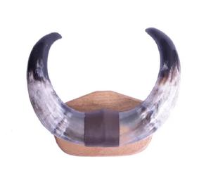 Gm impex Présentoir en corne de buffle monté sur un support en acier pour la décoration intérieure rustique et moderne - Product Image 2